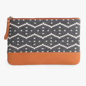 Personalised Flat Pouch - Nautical Waves