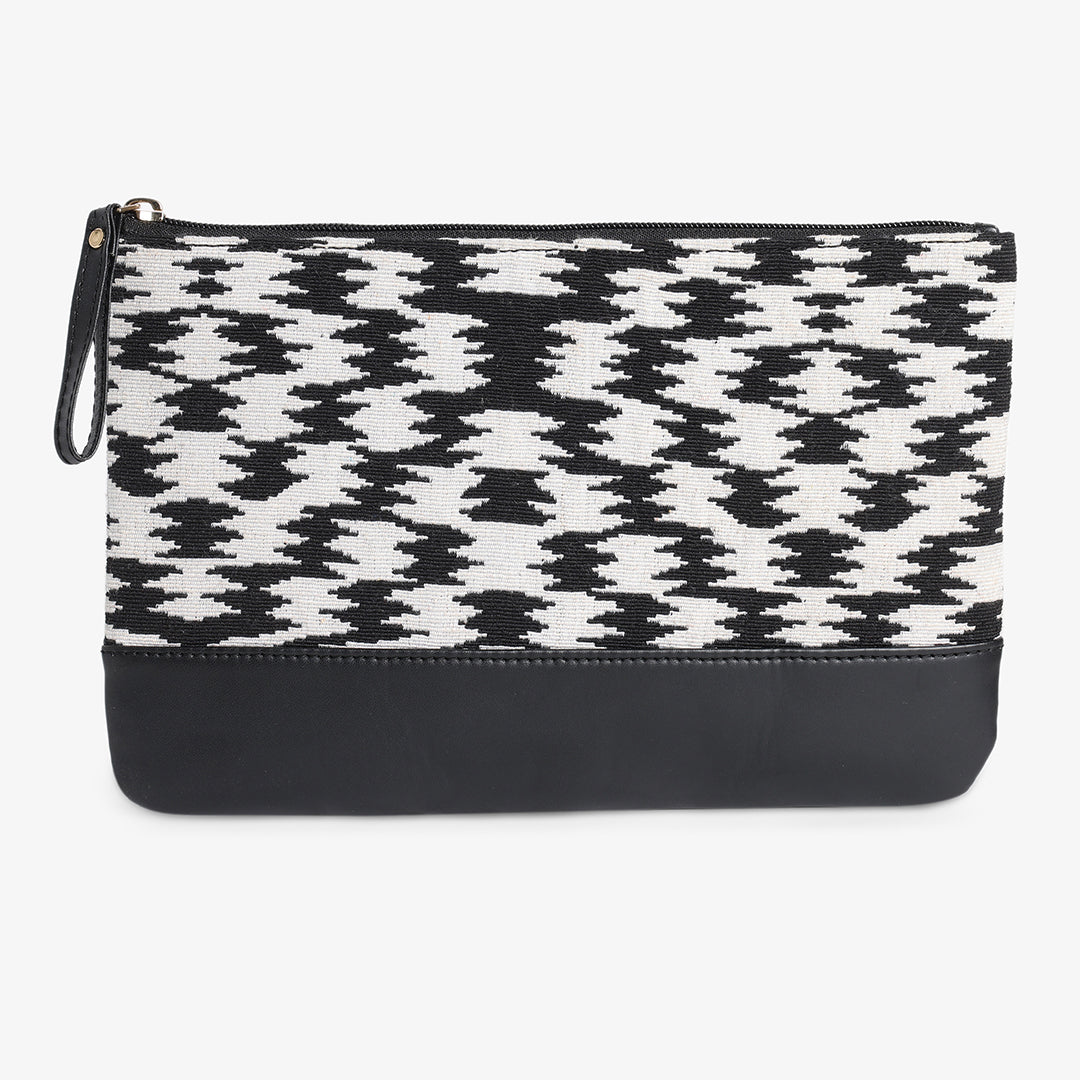 Personalised Flat Pouch - Houndstooth