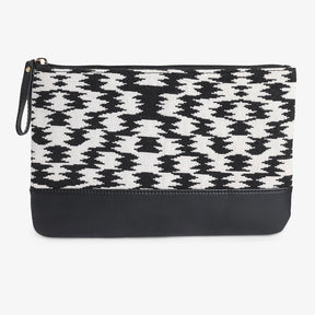 Personalised Flat Pouch - Houndstooth