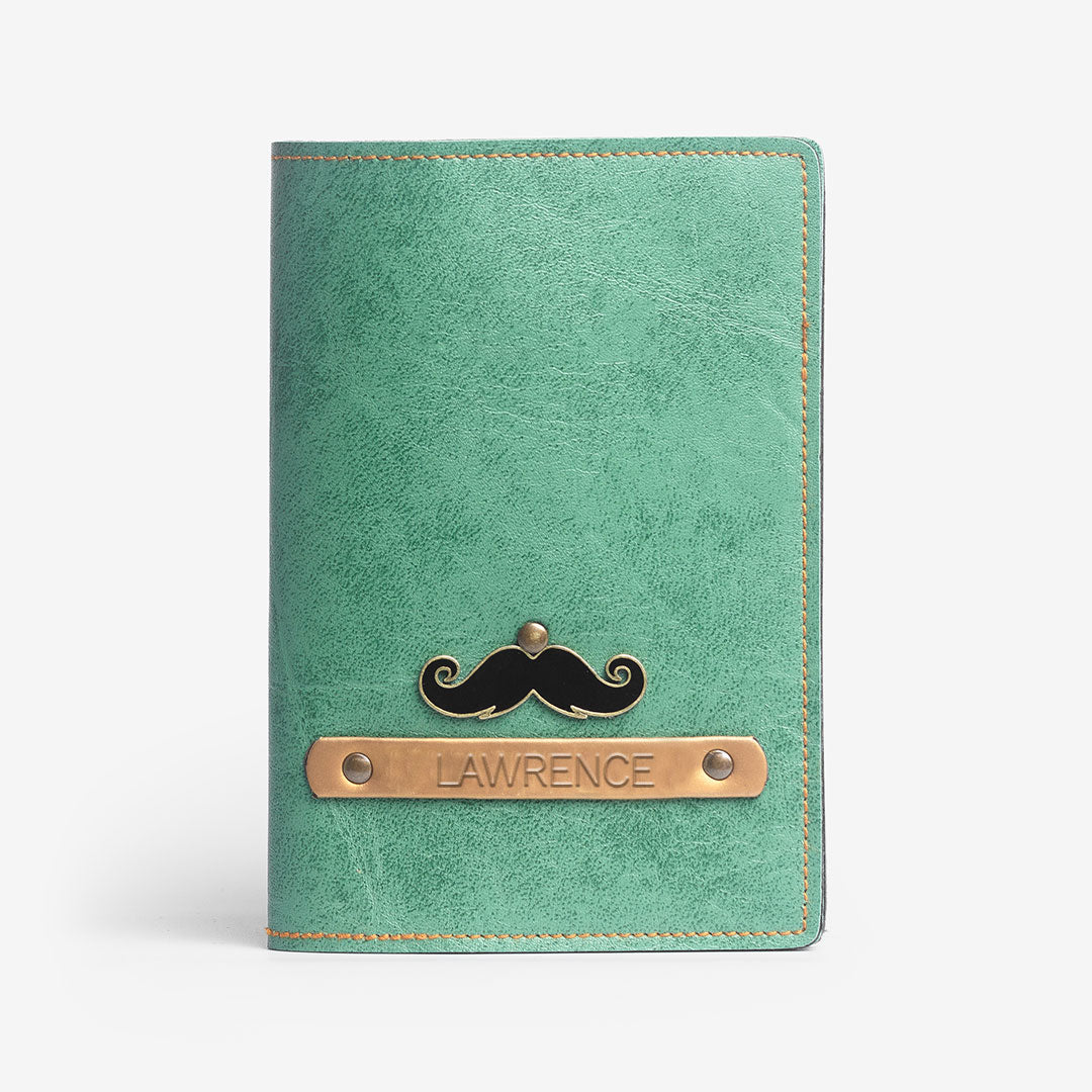 Personalized Passport Cover - Green