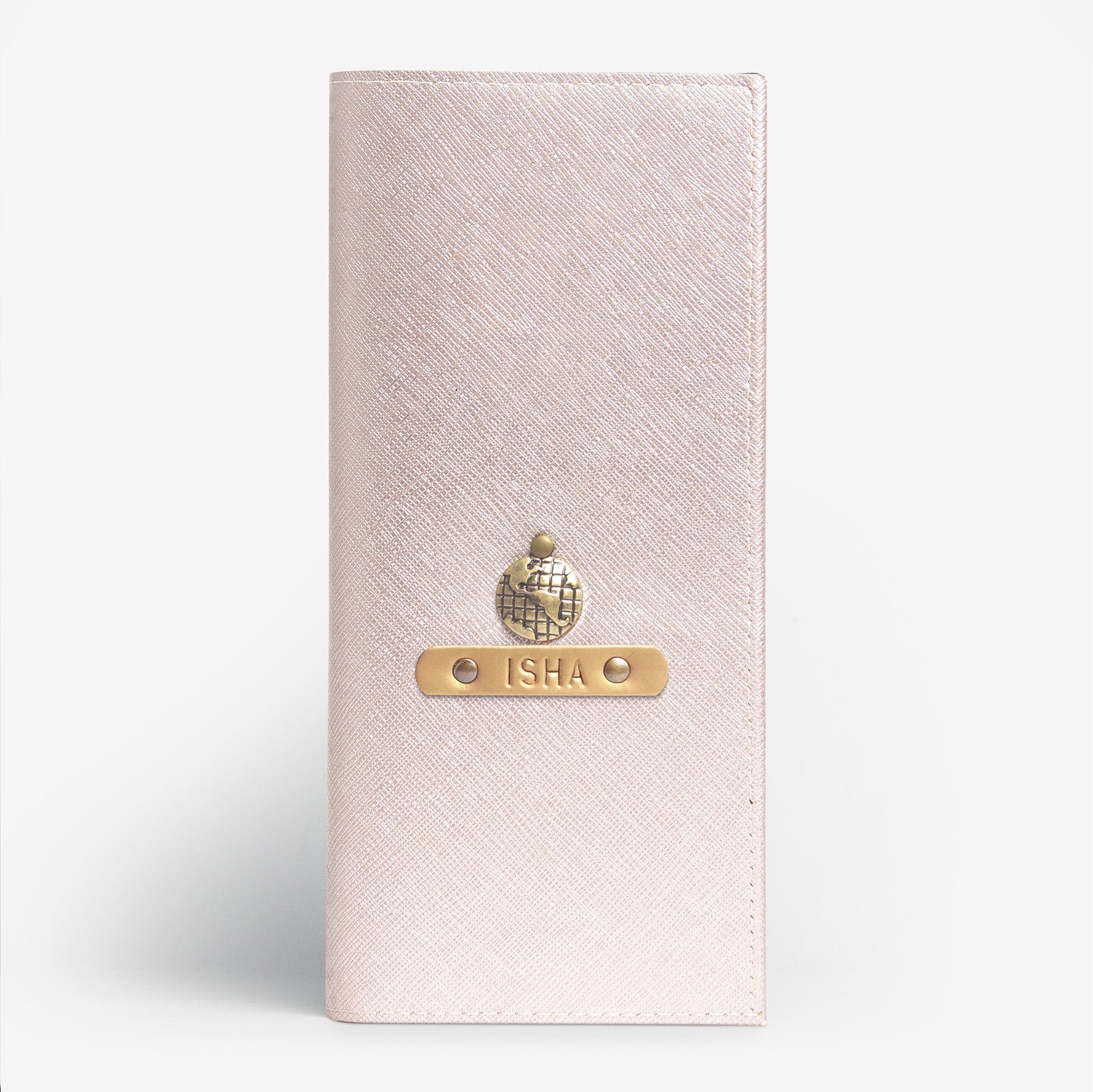 Personalised Travel Wallet - Rose Gold