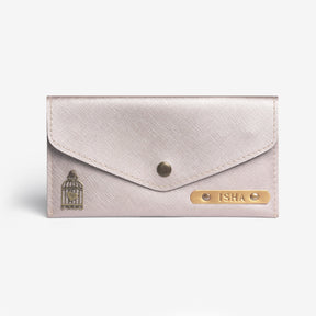 Personalized Women's Wallet - Rose Gold