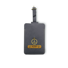 The Messy Corner OPTIONS_HIDDEN_PRODUCT Large Grey Luggage Tag Color Selected
