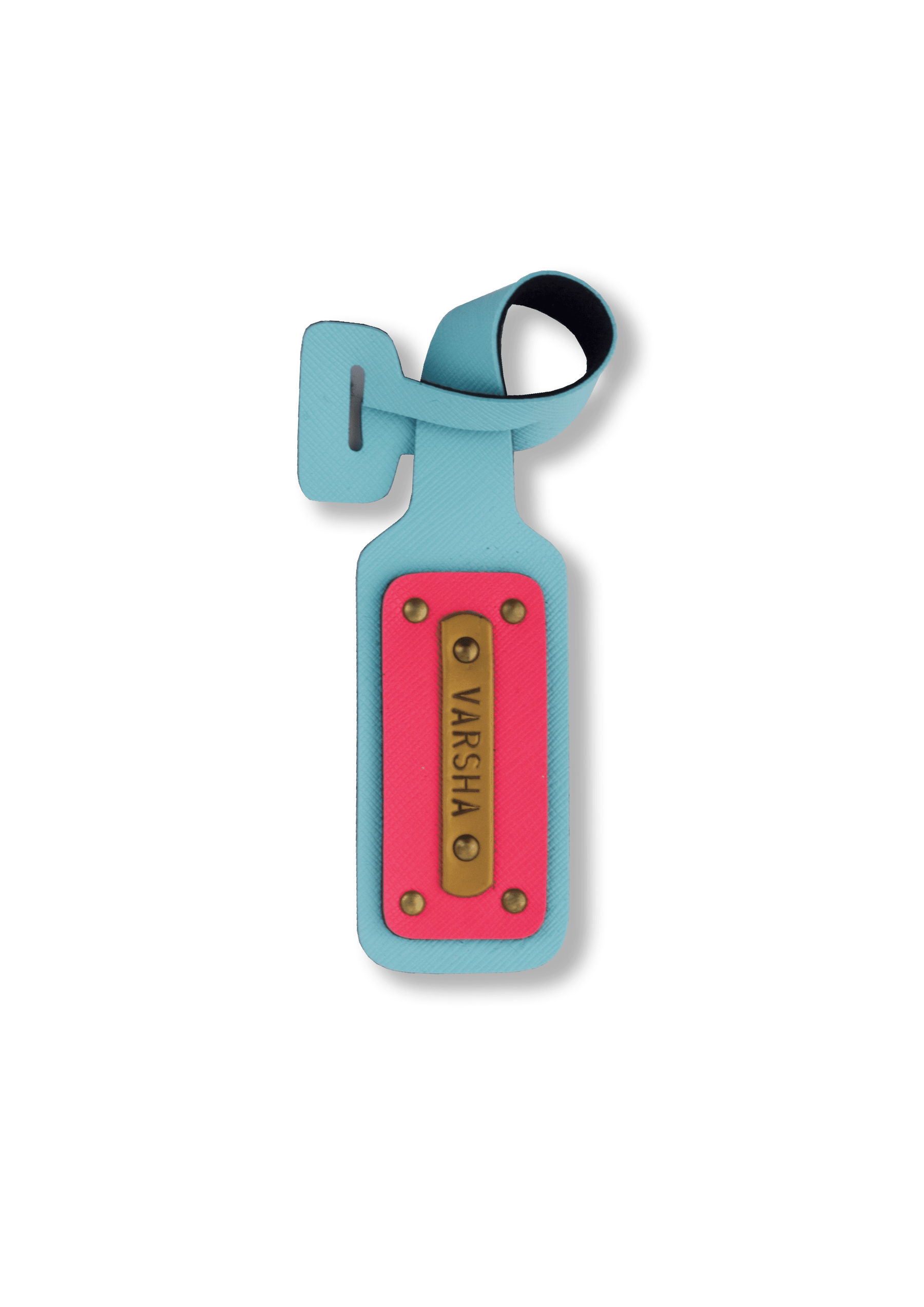 The Messy Corner OPTIONS_HIDDEN_PRODUCT Light Blue Luggage Tag Color Selected