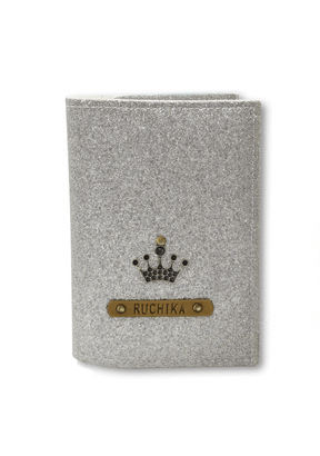 The Messy Corner OPTIONS_HIDDEN_PRODUCT Silver Glitter Passport Cover - Color Selected